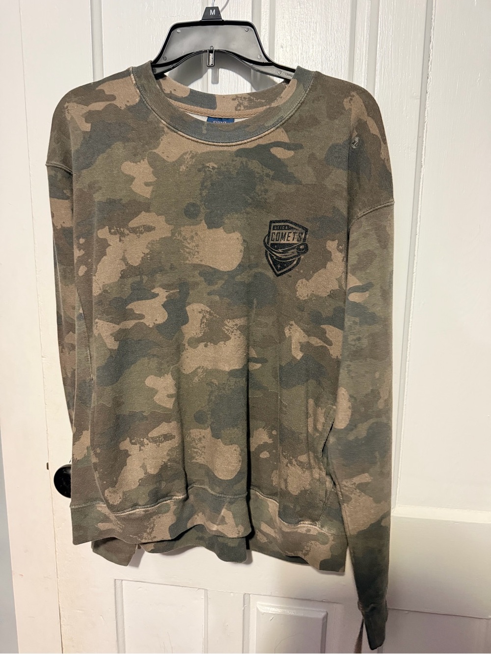 Utica comets Camo Crewneck